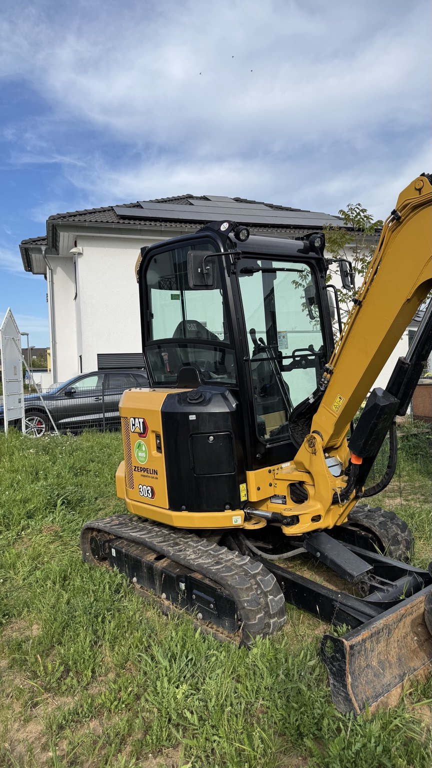 CAT 303 Minibagger aus dem Schantz Maschinenpark